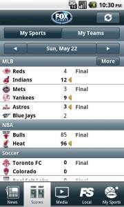Fox Sports Mobile Android App Review