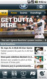 Fox Sports Mobile Android App Review
