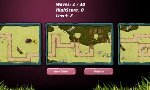 Swamp Defense Android app  