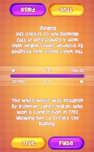 Brainy True False Quiz Android Game Review
