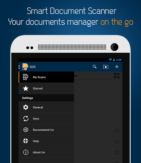 Smart PDF Scanner for your docs and receipts on the go